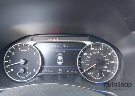 2021 Nissan Altima Sr Fwd from USA, damaged, VIN 1N4BL4CV0MN328998